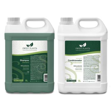 Imagem de Kit Shampoo e Condicionador Melaleuca - Sweet Plants - Sweet Friend 5L