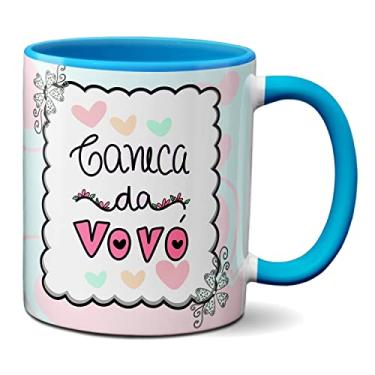 Imagem de Caneca Da Vovó Presente Fofo Feliz Dia Dos Avós (Azul)