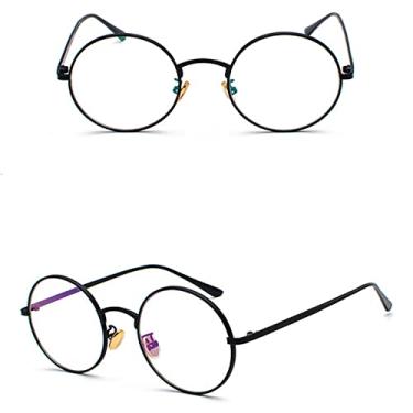 Imagem de Super Redondo Óculos de Sol Feminino Designer Moda Masculina Tons de Lente Verde Escuro UV400, Preto Transparente, China