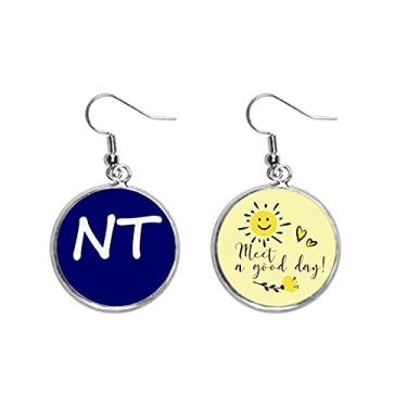 Imagem de Símbolo de moeda China TAIWAN TWD NT Brinco de flor de sol joia moda, Medium, Metal