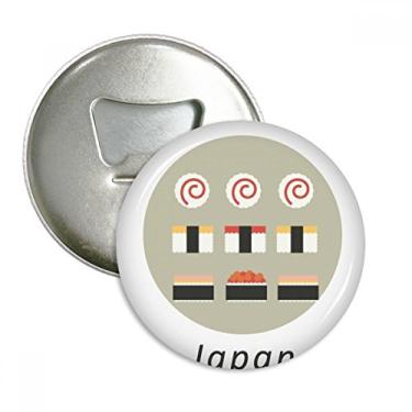 Imagem de Emblema multifuncional tradicional japonês, abridor de garrafas de sushi, ímã de geladeira