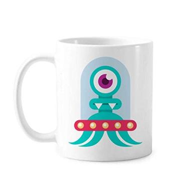 Imagem de Caneca Universe Alien Monster Cyclops cerâmica café porcelana xícara louça