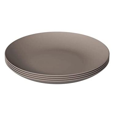 Imagem de Kit 4 Pratos Sobremesa Cozy Cinza Quente 10561/8126 - Coza