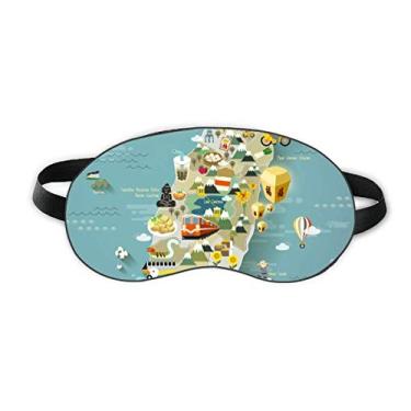 Imagem de Travel Taiwan Area China Sleep Eye Shield Soft Night Vlindfold Shade Cover