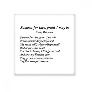 Imagem de Poetry Dickinson Verão de Ti Azulejo de Cerâmica Decalque Brilhante Pedra Adorna de Tijolos Vitrificados