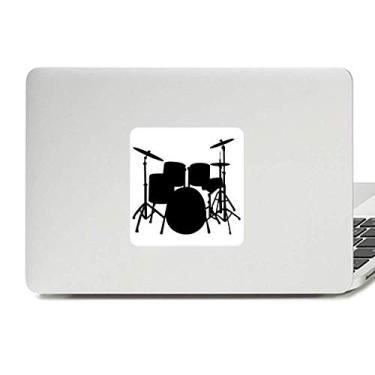 Imagem de Kit de bateria musical musical decalque de vinil paster laptop decoração PC