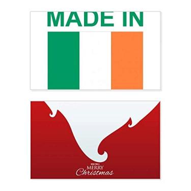 Imagem de Made in Ireland Country Love Holiday Merry Christmas Parabéns Card Christmas Letter Message