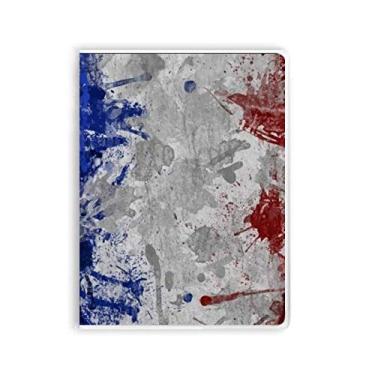 Imagem de Diário de capa macia com estampa da bandeira da França