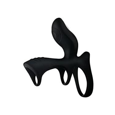 Imagem de Vibradores 10 modos de Clitóris Ponto G Anel de Ejaculação Homem Novo Vibratório de Silicone Galo Remoto Zatla Shop