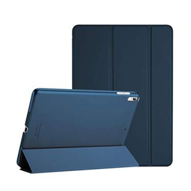 Imagem de ProCase Capa inteligente para iPad Air de 10,5 polegadas 3ª geração 2019/iPad Pro 2017, capa fina com parte traseira fosca translúcida para iPad Air 3 - azul