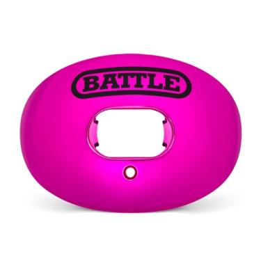 Imagem de Protetor de boca protetor labial de oxigênio cromado Battle Sports Science – Rosa