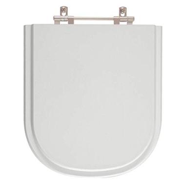 Imagem de Tampa de Vaso Poliester Flox Cinza Claro para bacia Fiori