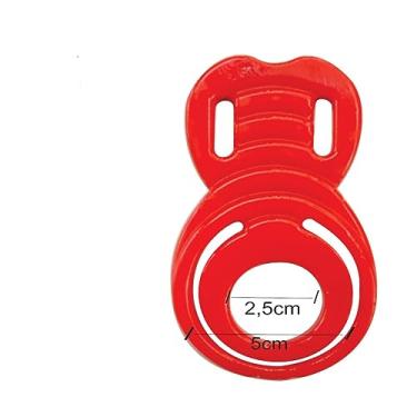 Imagem de ANEL PENIANO RED DESTAK ENCAIXA NO PÊNIS E SACO ESCROTAL E COM TEXTURA EXCITANTE PARA O CLITÓRIS