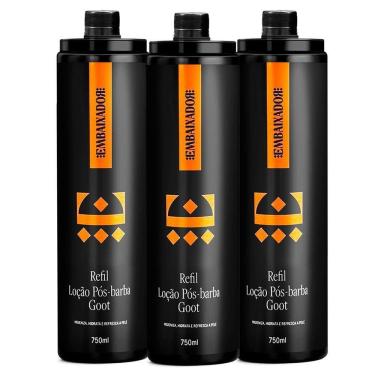 Imagem de Kit 03 Loção Pós Barba Goot Embaixador 750Ml