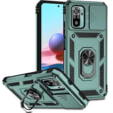 Imagem de Capa de telefone de armadura magnética para Xiaomi para Redmi Note 8 9 10 11 PRO PLUS MAX S 5G Suporte com lente deslizante de anel capa protetora traseira, Z4, para NOTE11