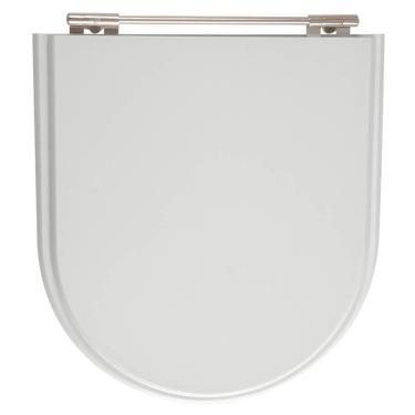 Imagem de Assento Sanitário Tampa de Vaso Madeira MDF Laqueado Calypso para bacia Incepa 6lpf