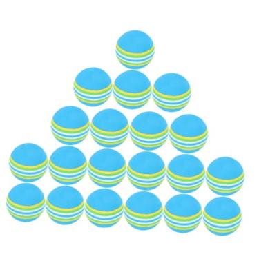 Imagem de 20 Unidades golfe espuma de eva bola de arco-íris de esponja brinquedo bolas de golf bola de prática interna bola elástica interior bola coberta bola saltitante praticar bola