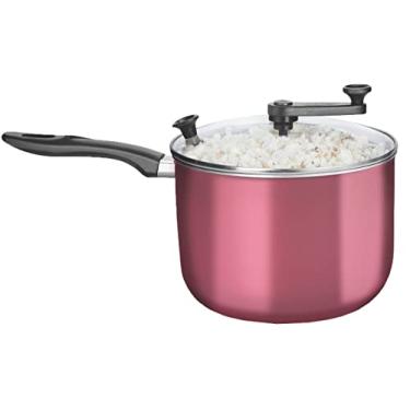 Imagem de Pipoqueira com Tampa Vidro 4,8 Litros Antiaderente Superflon Ultra 7 Camadas Supra Exclusive Trava Anti-Giro MTA