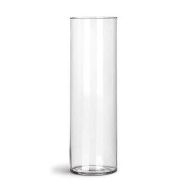Imagem de DECO&FLOR, Vaso Tubo Cilindrico vidro 50 x14 cm Decoração Festa Cerimônia Casamento