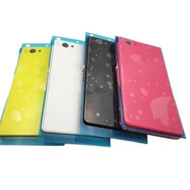 Imagem de SHOWGOOD Capa de bateria traseira para Sony Xperia Z1 Compact Mini D5503 com moldura frontal central
