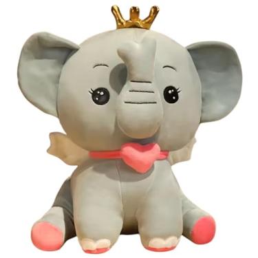 Imagem de Elefante Pelucia Antialérgico Kidino Meu Elefantinho Mácil para Bebê Infantil (Cinza)