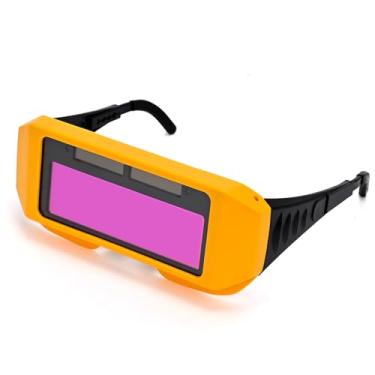 Imagem de ATEMLEH Óculos de soldagem com escurecimento automático com sombra ajustável, óculos de solda de proteção para olhos de segurança com 2 sensores para plasma TIG MIG MMA