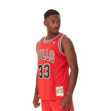 Imagem de Regata Mitchell & Ness Swingman Jersey Chicago Bulls Scottie Pippen Masculino-Masculino