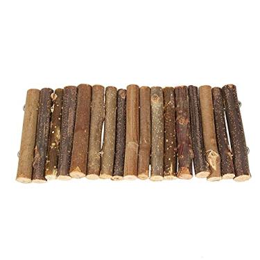 Imagem de MOUMOUTEN Hamster Bendy Wooden Bridge Ladder House - Ponte Hamster, Brinquedo Para Mastigar Ponte De Madeira, Ponte Bendy Para Ratos, Brinquedo Para Ponte Para Roedores - Habitat Para Roedores(M)