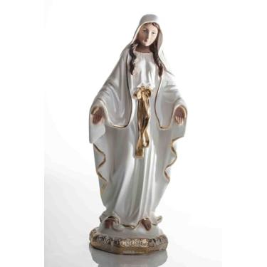 Imagem de Imagem Nossa Senhora das Graças Perolizada, 30 Cm de Altura