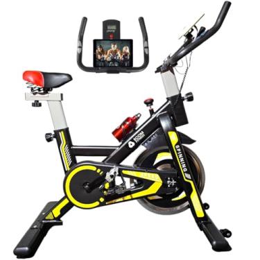 Imagem de Bicicleta Ergométrica Spinning Silenciosa Academia ECOM FITNESS (Amarela)