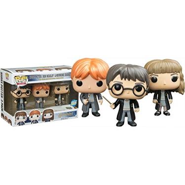 Imagem de Funko POP! Harry Potter Ron Weasley Hermione Granger 3 Pack Special
