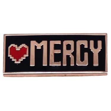 Imagem de Heart Mercy Menu Opção Ação Luta Item Act Undertale Sans Papyrus Indie Video Game 2,8 cm Emblema de broche esmaltado, 1.1 Inches, Esmalte, Esmalte