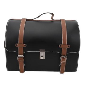 Imagem de Bolsa de Bagagem para Motocicleta de 29,5L, Bolsa de Bagagem Traseira Resistente à água Com Trava de Combinação para Scooters, Veículos Elétricos, Design Elegante para Vários