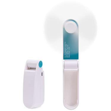 Imagem de Supabear Ventilador de mão pessoal, mini ventilador de bolso portátil, pequenos ventiladores de cílios de viagem recarregável por USB para esportes domésticos e viagens ao ar livre, vento potente de 2