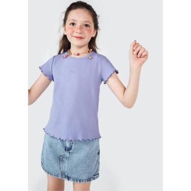 Imagem de Blusa Manga Curta Infantil Menina Em Ribana Hering Kids-Feminino