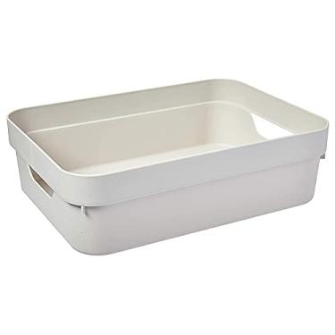 Imagem de Caixa Organizadora, Cube, P, Baixa, sem Tampa, Bege, OU