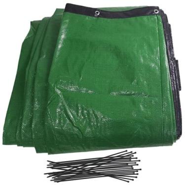 Imagem de Tela Fachadeira 100% Para Privacidade E Proteção Verde 1,8m X 15m - Sh