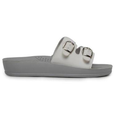 Imagem de Chinelo Ortopedico Feminino Esporão Fascite Plantar Dores nos Pés Tera