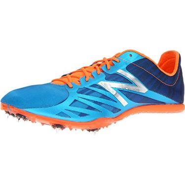 Imagem de New Balance Tênis masculino MMD800 Spike Track, Azul/laranja, 11