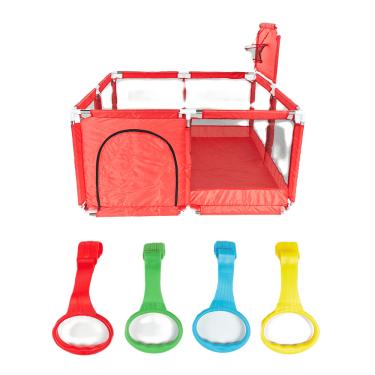 Imagem de Cercadinho Asafe Confort Plus Vermelho + Anel Gancho de Tração