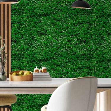 Imagem de Papel de Parede 6M Adesivo Samambaia Verde Auto Colante Jardim Inglês 