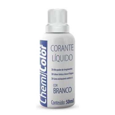 Imagem de Pigmento Liquido 50ml diversas Cores - Chemicolor, Branco