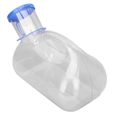 Imagem de Urinóis para Homens, Frascos de Xixi para Homens 1000ML Portátil Masculino Mictório Com Tampa Recipiente de Urina de Plástico Transparente para Idosos Deficientes Viajantes