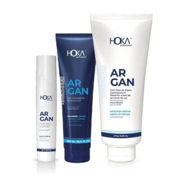 Imagem de Kit Argan Absolut Repair Home Care - Hoka Professional