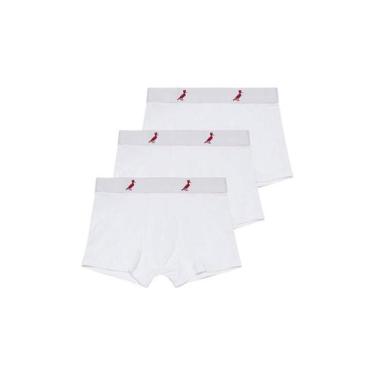 Imagem de Kit De Cueca Mini Boxer Branca Reserva Mini, Branco, 02