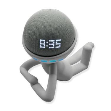 Imagem de Suporte Alexa Echo Dot - Robert Deitado Amazon - 3D Think BR, Cinza