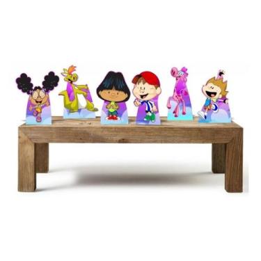 Imagem de Amigãozão Kit 6 Displays Mesa Decoração Para Festa Em Mdf - Arte Decor