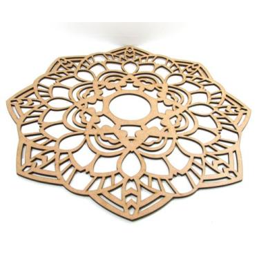Imagem de mandala guirlanda arabesco - Fina Arte artefatos em mdf