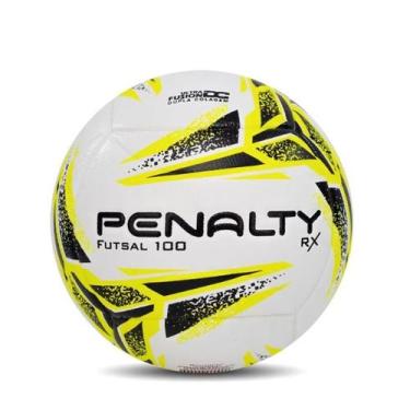 Imagem de Bola de Futsal Penalty RX 100 XXIII, Branco, Amarelo, Preto, ST