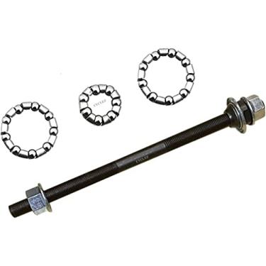 Imagem de CYCLEZ Substituição do eixo do cubo traseiro de 3/20.3 cm x 175 mm inclui retentores de rolamento do cubo para a maioria dos cruzadores de praia, bicicletas Lowrider e bicicletas infantis com rodas de